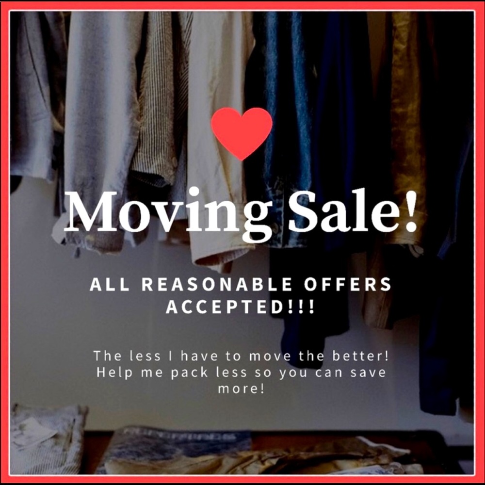 Moving Sale!